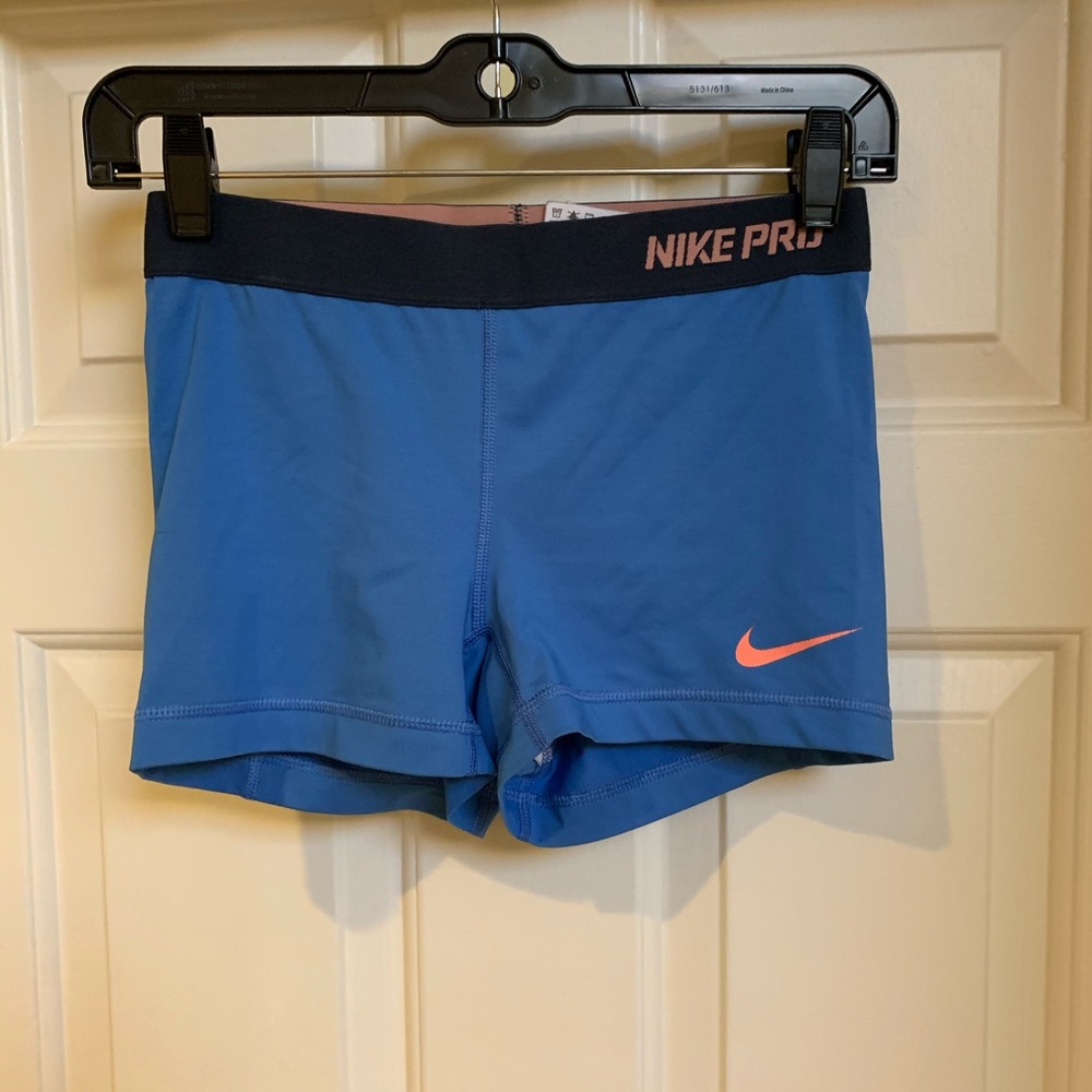 Blue nike pros